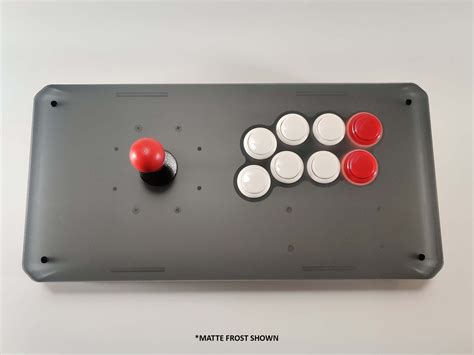 The 2 player Fight Stick controller cabinet offers an authentic arcade gaming feel without taking up as much space as a complete arcade cabinet. . Fight stick enclosure